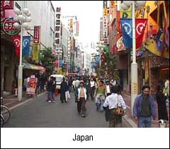 Japan street scene