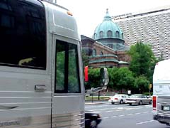The bus in downtown Philly